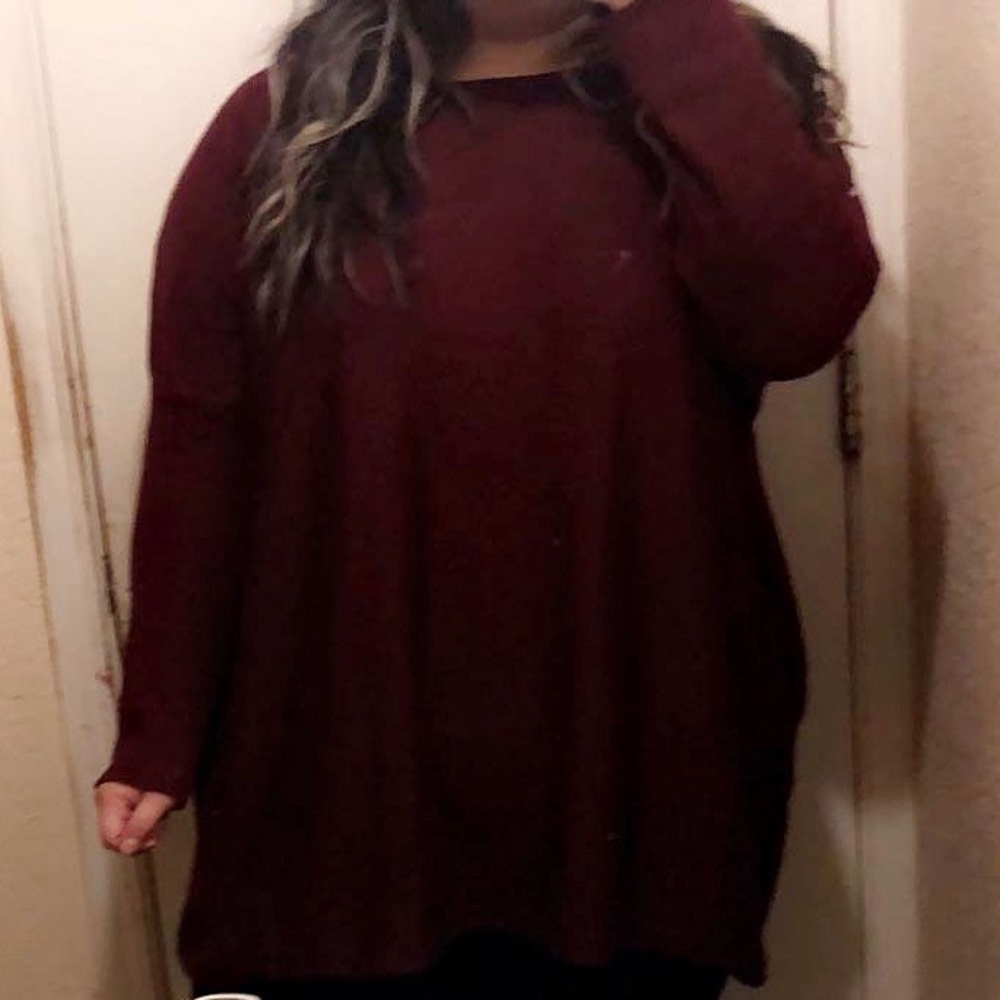 🌿 4 for $25 Burgundy oversized dress